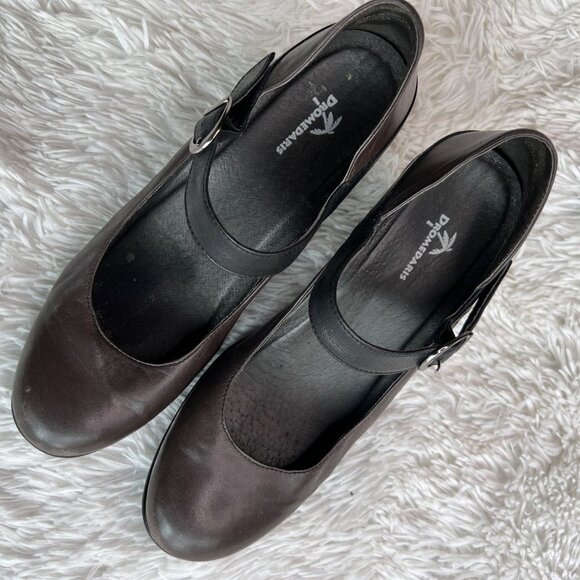 Dromedaris Nadia Mary Jane Mink Brown and Black Size 10.5 - Picture 3 of 10